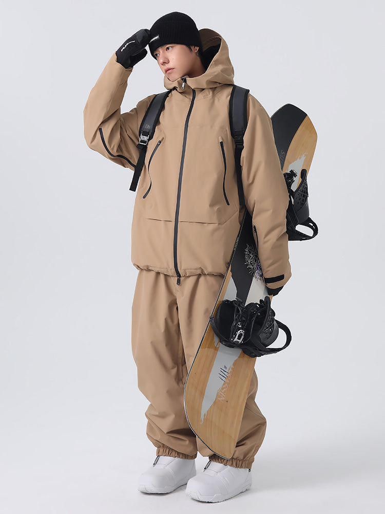 Searipe Unisex Strapazierfähiger Mountain Pro Allwetter-Schneeanzug für Herren, locker geschnitten