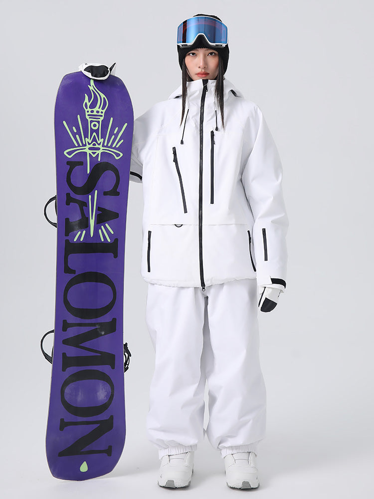 Searipe Unisex Urban Ridge Mountain Freeride Baggy Schneeanzug für Damen und Herren