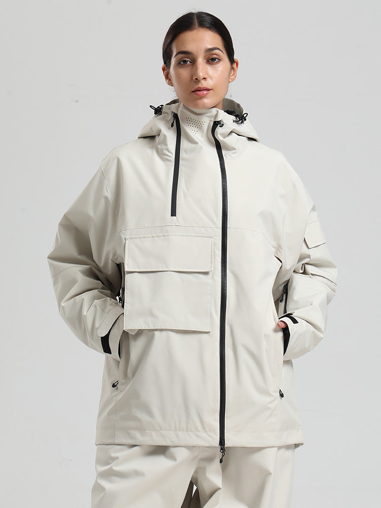 Gsou Snow Terrain Flow FlexZip Hybrid Cargo Snowboardjacke für Damen