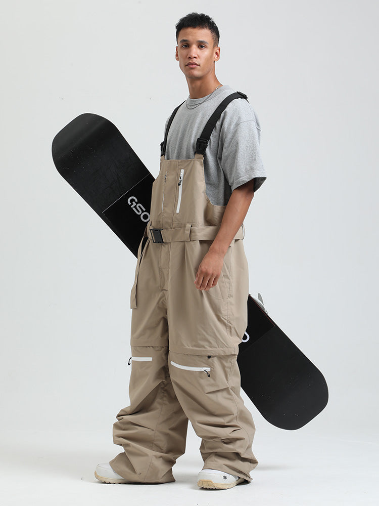 Gsou Snow Mountain Chill Freestyle Baggy Snowboard-Bibs für Herren