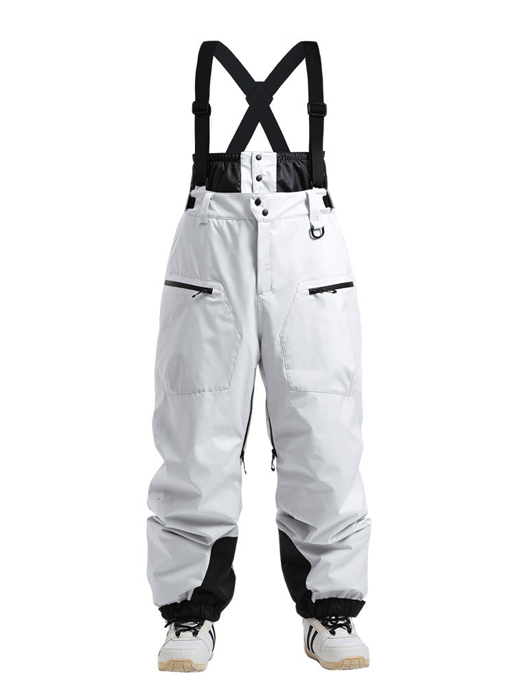 Gsou Snow Durable Mountain Pro All Function Cargo-Schnee-Latzhose für Herren
