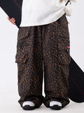 Wild Soul Steeze ParkRider Herren-Skihose mit mehreren Taschen, Utility-Schneehose, Baggy-Schneehose