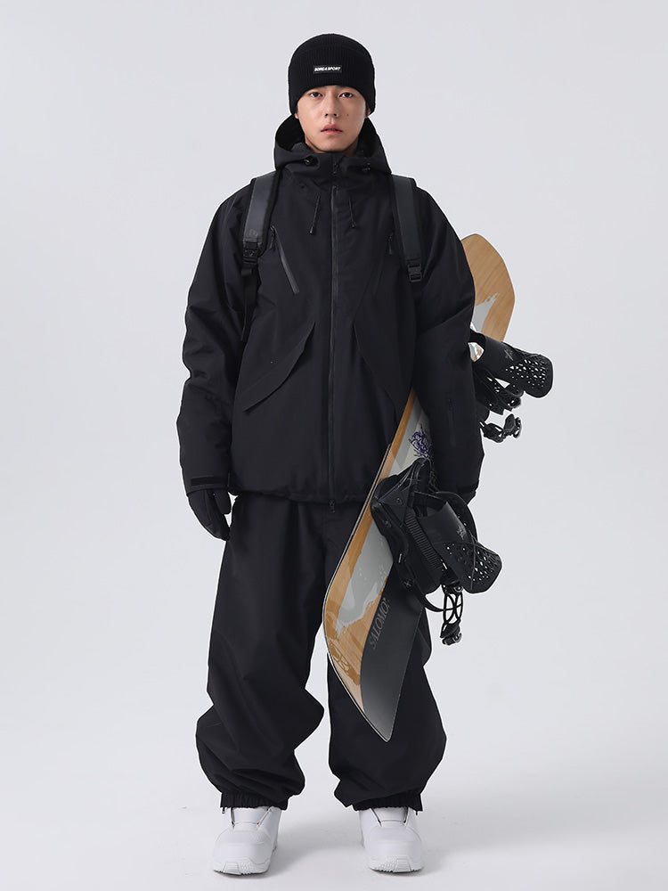 Searipe Unisex CoreBuild Allwetter-Schneeanzug für Herren, locker geschnitten