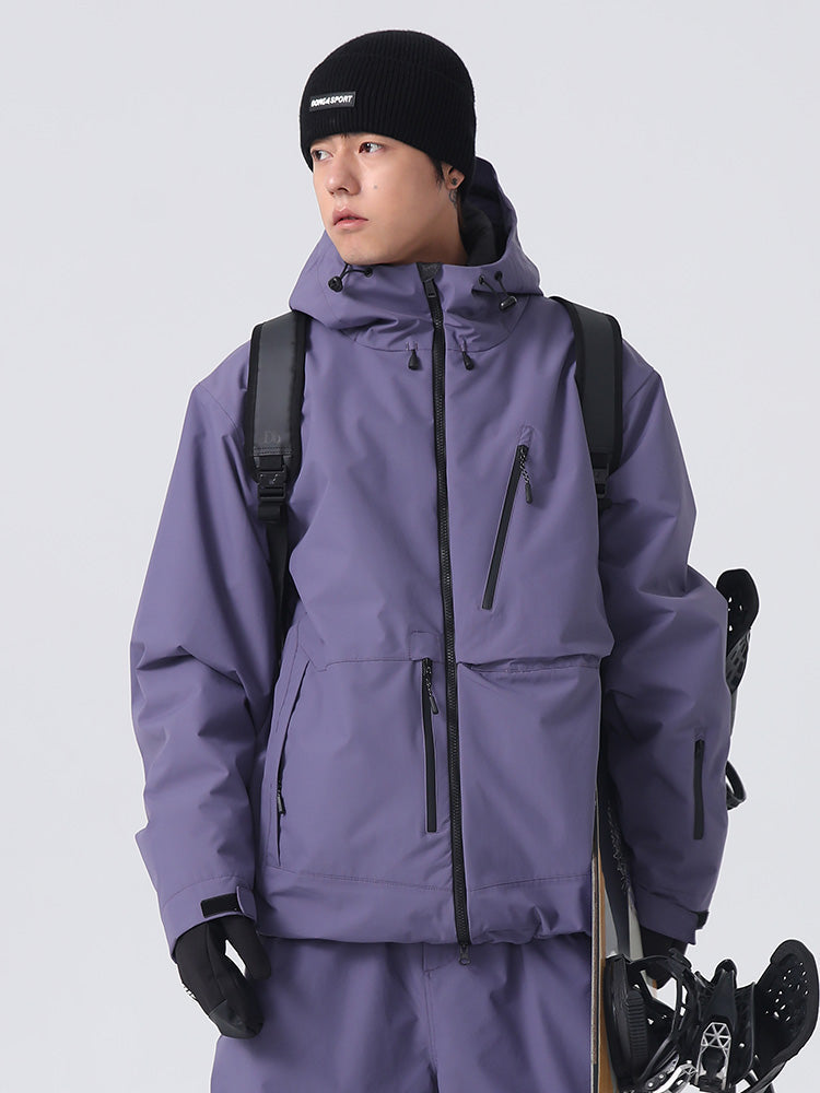 Searipe Herren-Skijacke für Mountain Rider – Robust, wetterfest, Baggy-Schneejacke
