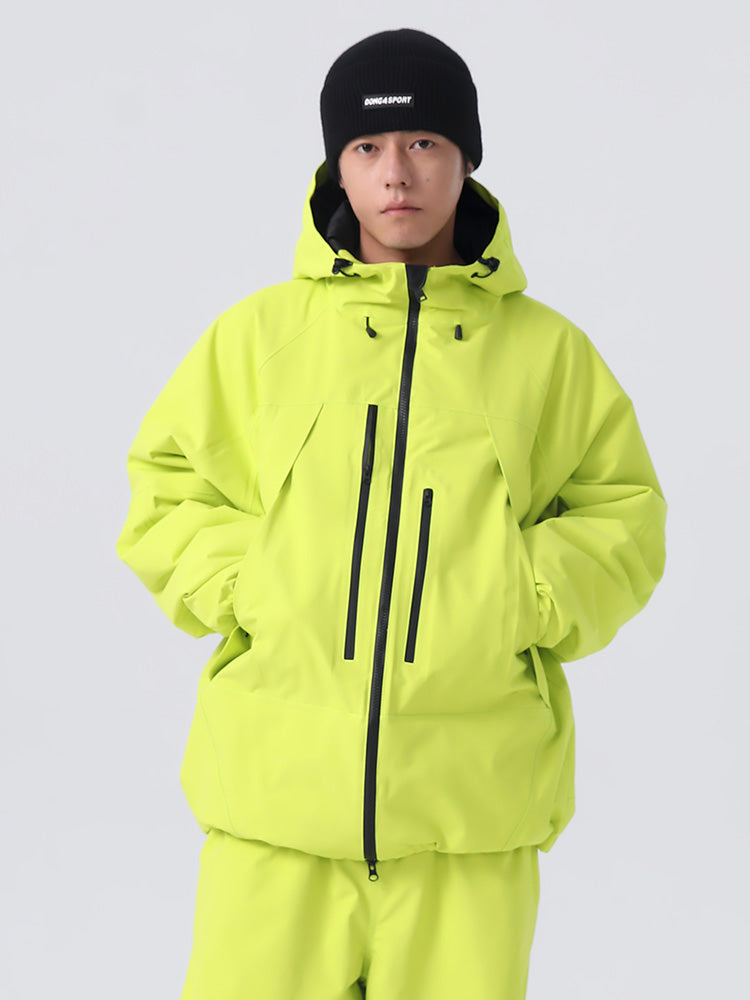 Searipe Unisex Strapazierfähige Mountain Rider All-Terrain Baggy Schneejacke für Herren