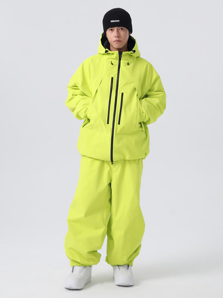 Searipe Unisex Strapazierfähiger Mountain Rider All-Terrain Baggy Schneeanzug für Herren