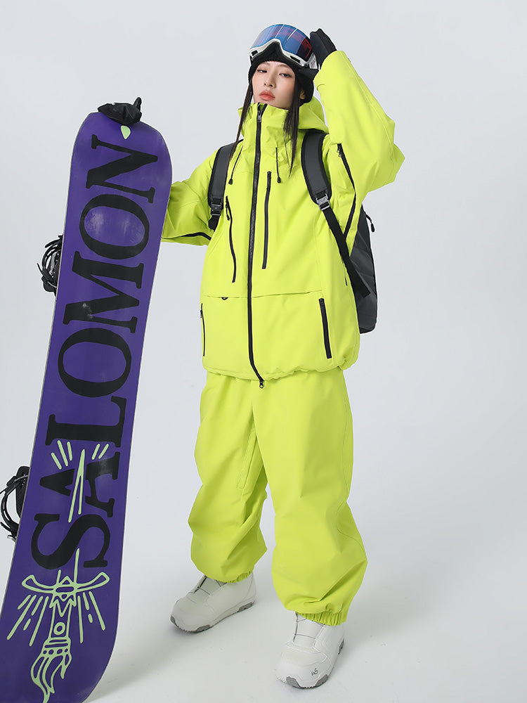 Searipe Unisex Urban Ridge Mountain Freeride Baggy Schneeanzug für Damen und Herren