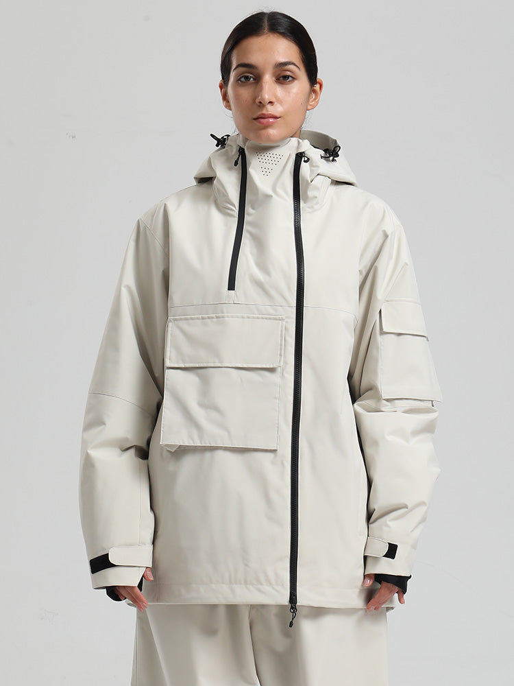 Gsou Snow Terrain Flow FlexZip Hybrid Cargo Snowboardjacke für Damen