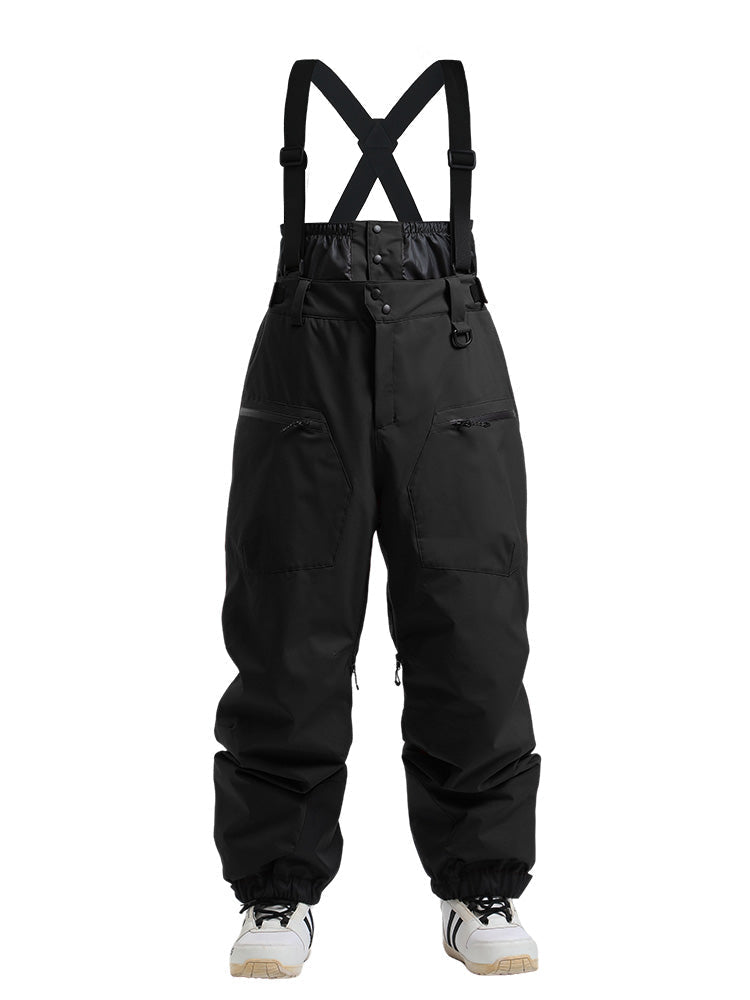Gsou Snow Durable Mountain Pro All Function Cargo-Schnee-Latzhose für Herren