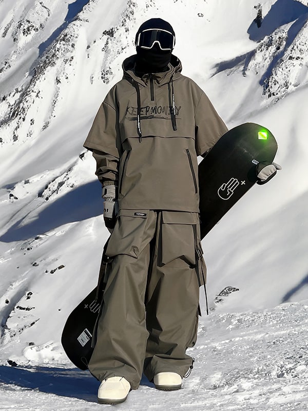 Herren-Schneeanzüge „Keep Money Mountain Chill Baggy“