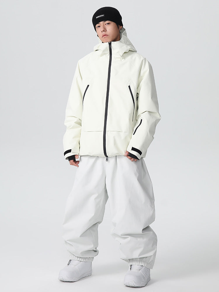 Searipe Unisex Strapazierfähiger Mountain Pro Allwetter-Schneeanzug für Herren, locker geschnitten