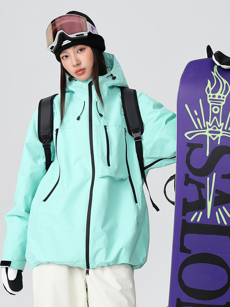 Searipe Durable Mountain Pro All-Terrain Baggy Schneejacke für Damen