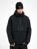 Strapazierfähige Herren-Skijacke von Steeze HypeShred, Baggy Utility Cargo