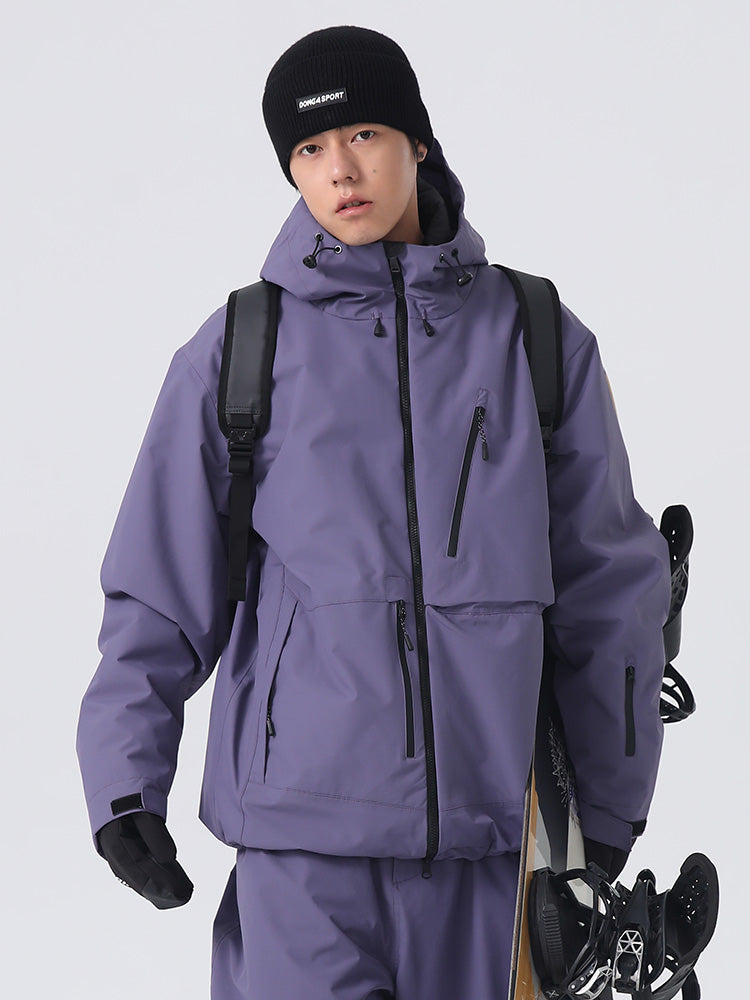 Searipe Herren-Skijacke für Mountain Rider – Robust, wetterfest, Baggy-Schneejacke