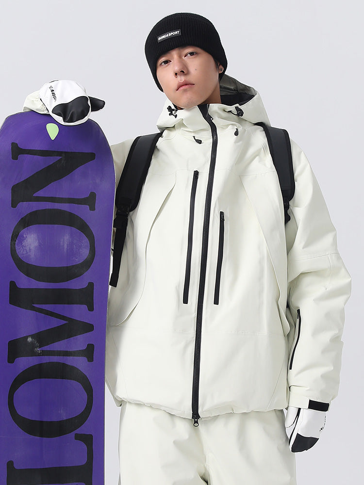 Searipe Unisex Strapazierfähige Mountain Rider All-Terrain Baggy Schneejacke für Herren