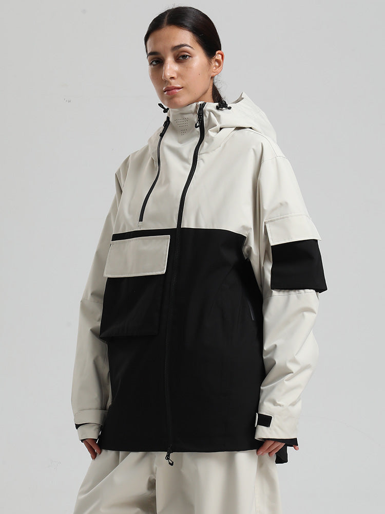 Gsou Snow Terrain Flow FlexZip Hybrid Cargo Snowboardjacke für Damen