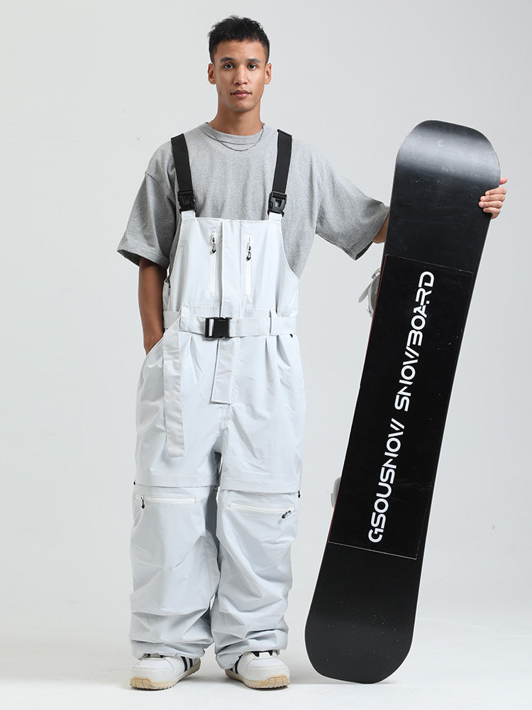 Gsou Snow Mountain Chill Freestyle Baggy Snowboard-Bibs für Herren