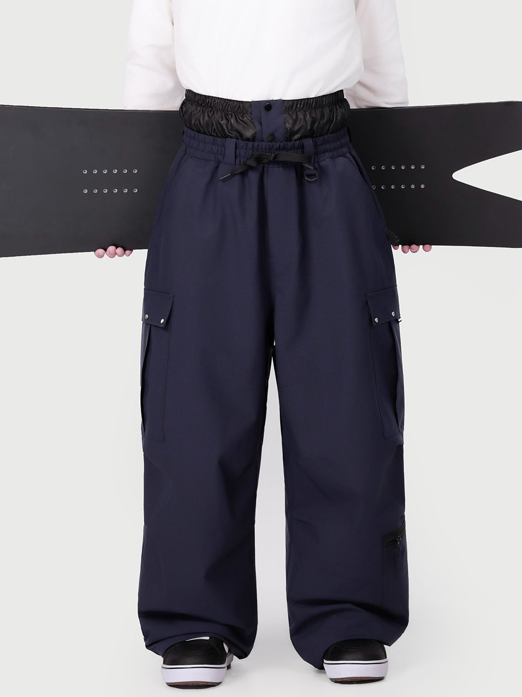 Techline Utility Cargo-Schneehose für Herren, inspiriert von Arbeitskleidung – Baggy Freestyle-Passform