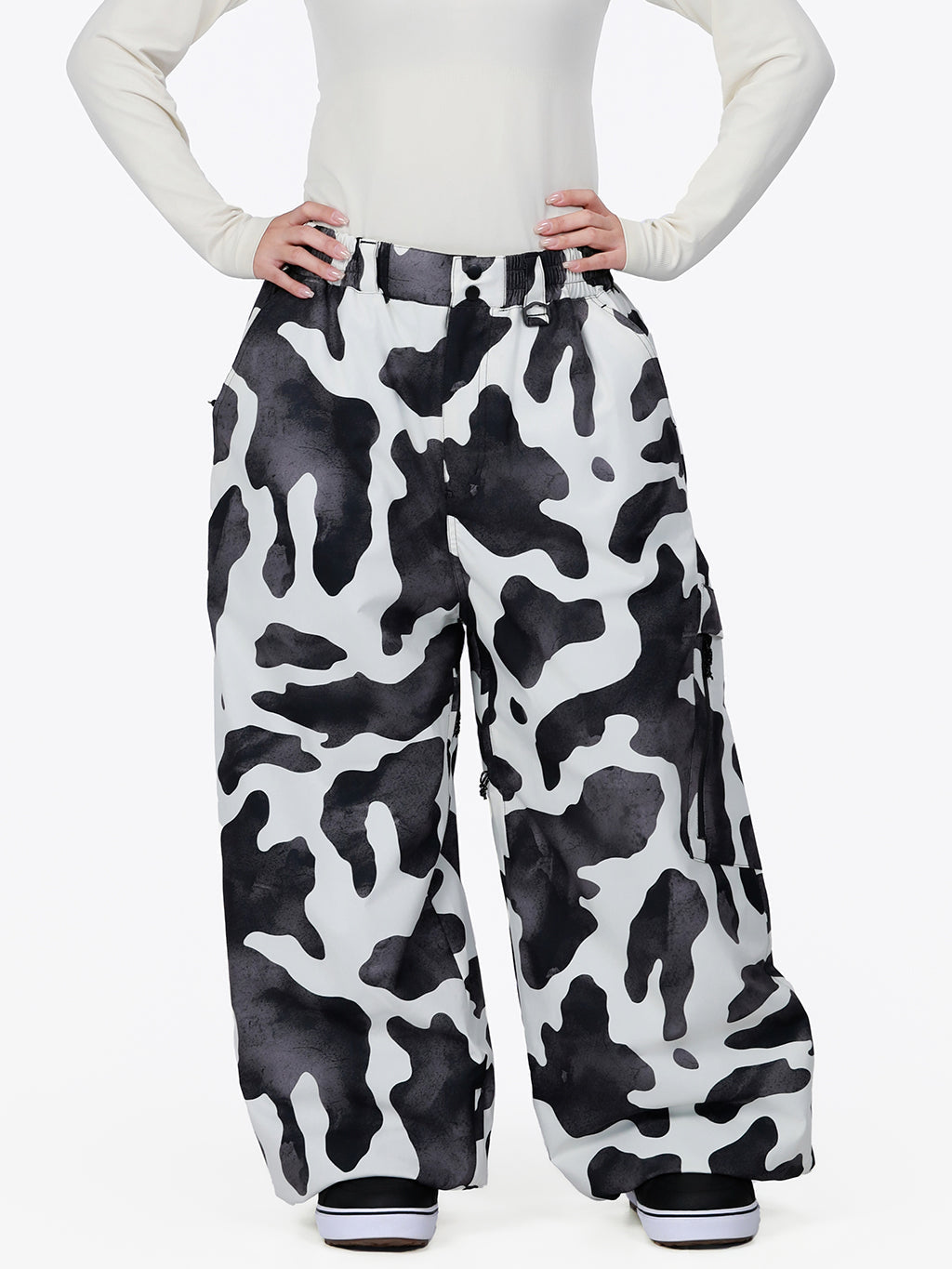 Urban Vibe Damen-Skihose, strapazierfähig, vielseitig, Freestyle, Baggy-Stil