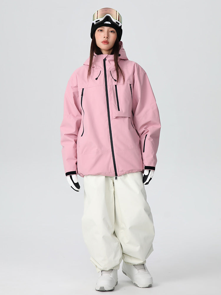 Searipe Unisex Strapazierfähiger Mountain Pro All-Terrain Baggy Schneeanzug für Damen