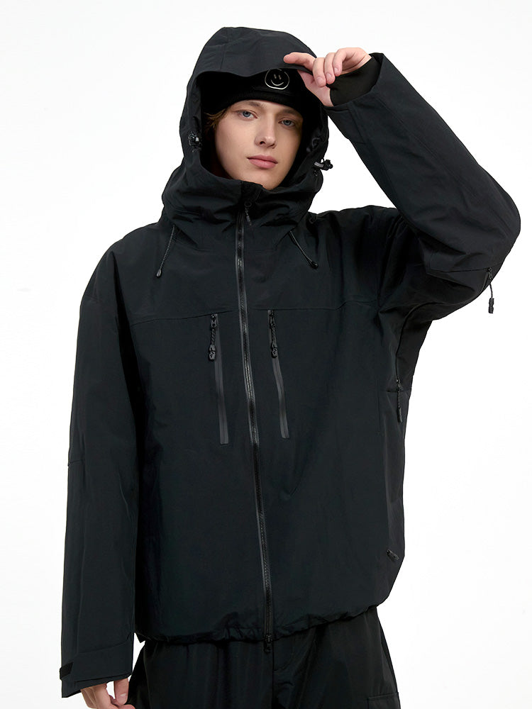 Robuste Mountain Pro Allwetter-Thermo-Schneejacke für Herren, 3-lagig