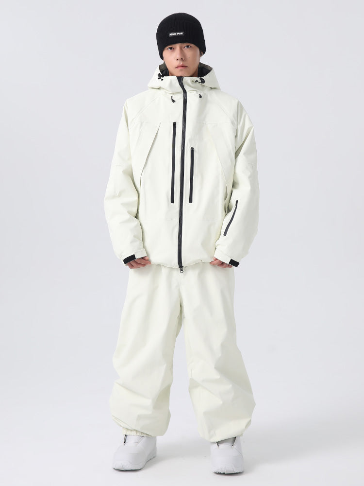 Searipe Unisex Strapazierfähiger Mountain Rider All-Terrain Baggy Schneeanzug für Herren