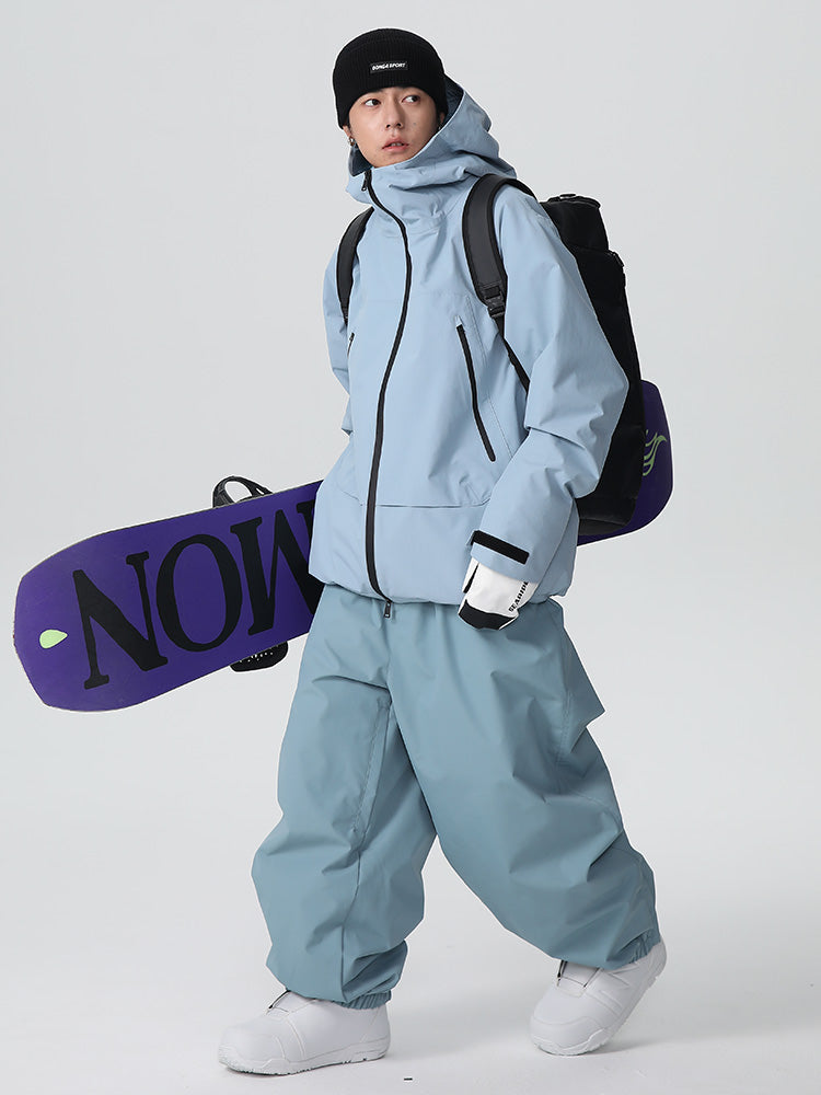 Searipe Unisex Strapazierfähiger Mountain Pro Allwetter-Schneeanzug für Herren, locker geschnitten