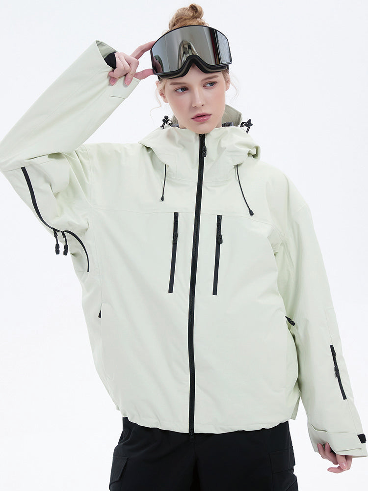 Strapazierfähige Mountain Pro Allwetter-Thermo-Schneejacke für Damen, 3 Lagen