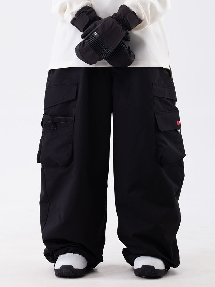 Wild Soul Steeze ParkRider Multi-Pocket Utility Cargo Schneehose für Herren