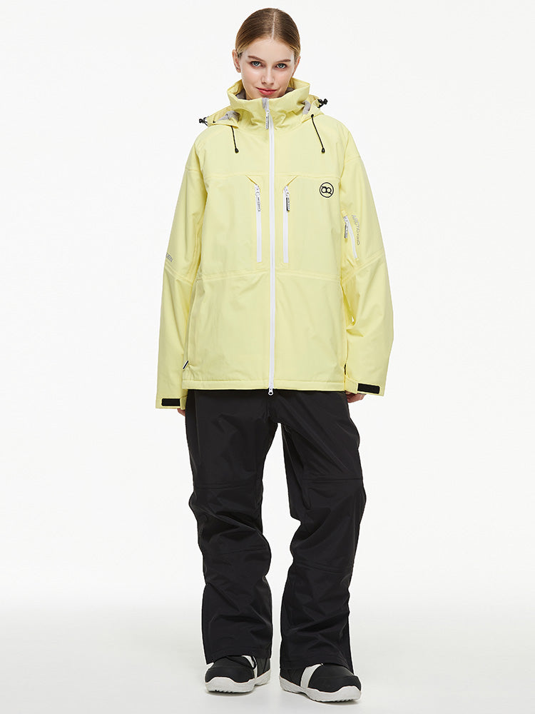 Arctic Queen Mountain Windbreaker Thermo-Schneeanzug für Damen mit Latzhose