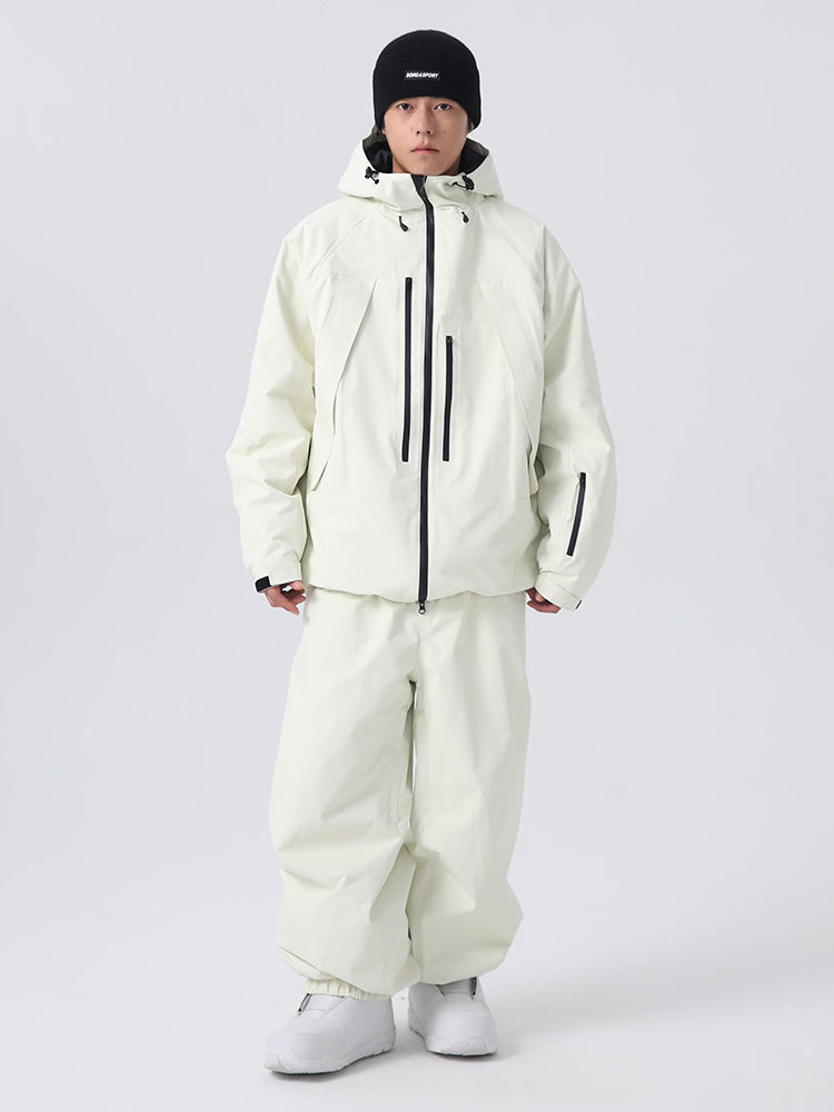 Searipe Unisex Strapazierfähiger Mountain Rider All-Terrain Baggy Schneeanzug für Herren