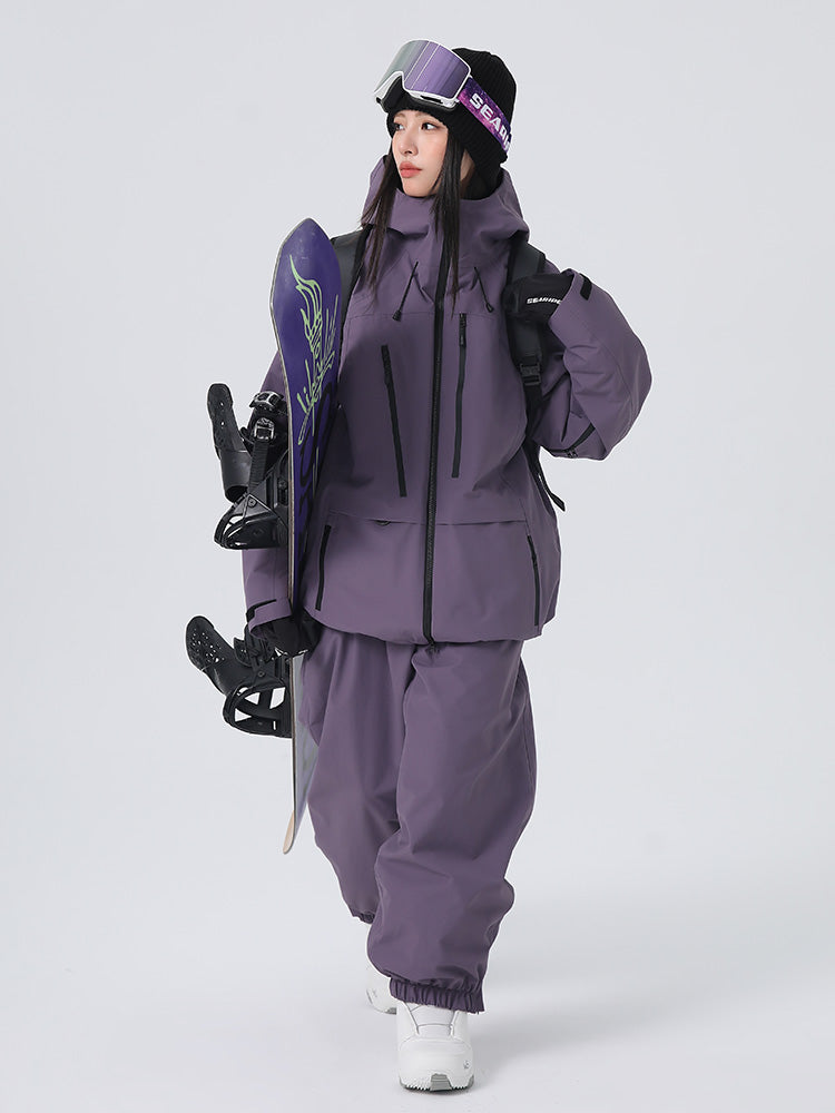 Searipe Unisex Urban Ridge Mountain Freeride Baggy Schneeanzug für Damen und Herren