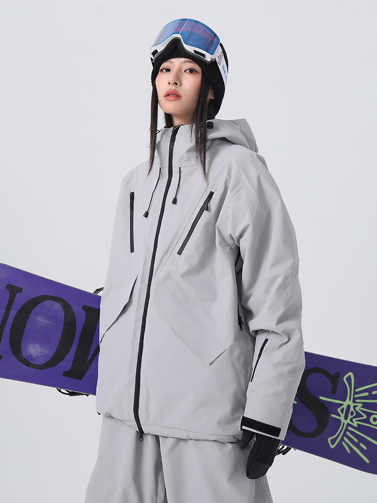 Searipe Unisex CoreBuild Allwetter-Schneejacke für Damen, locker geschnitten