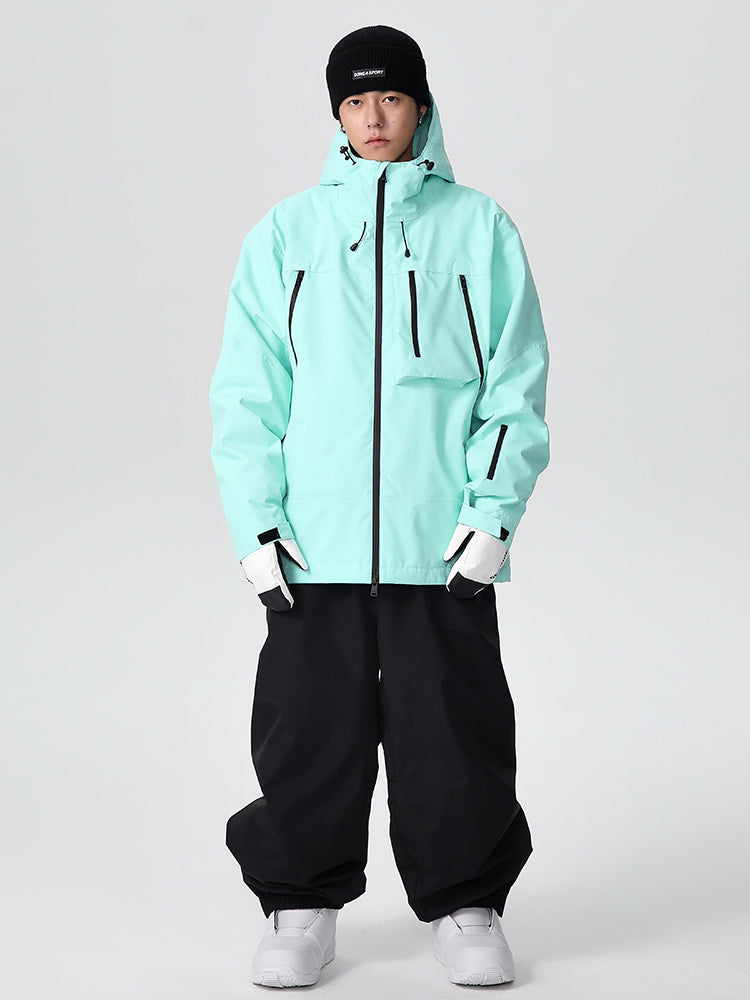 Searipe Unisex Strapazierfähiger Mountain Pro All-Terrain Baggy Schneeanzug für Herren