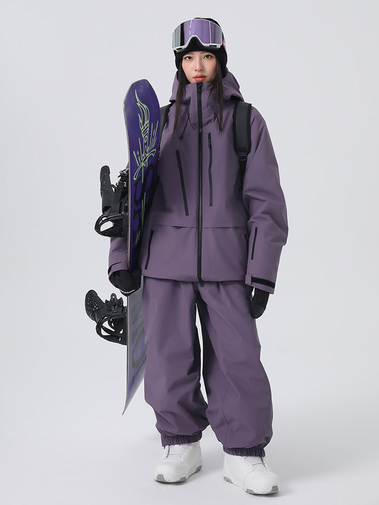 Searipe Unisex Urban Ridge Mountain Freeride Baggy Schneeanzug für Damen und Herren