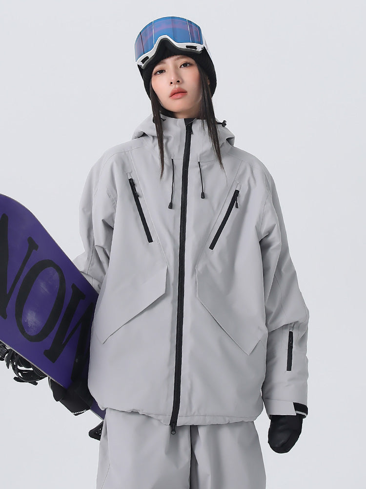 Searipe Unisex CoreBuild Allwetter-Schneejacke für Damen, locker geschnitten