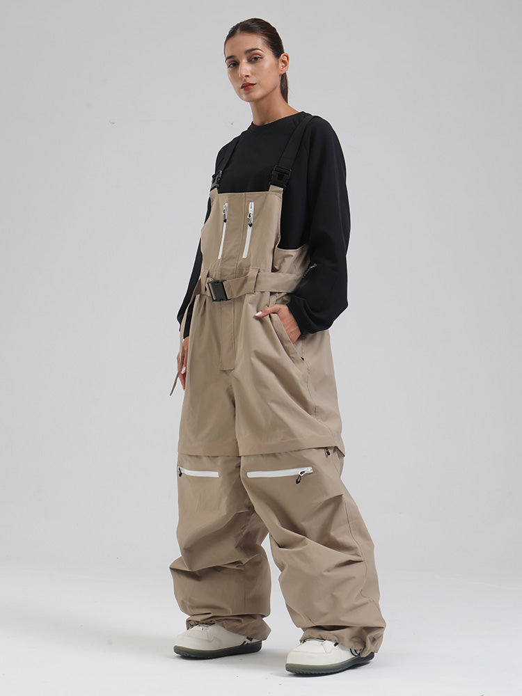 Gsou Snow Mountain Chill Freestyle Baggy Snowboard-Bibs für Damen
