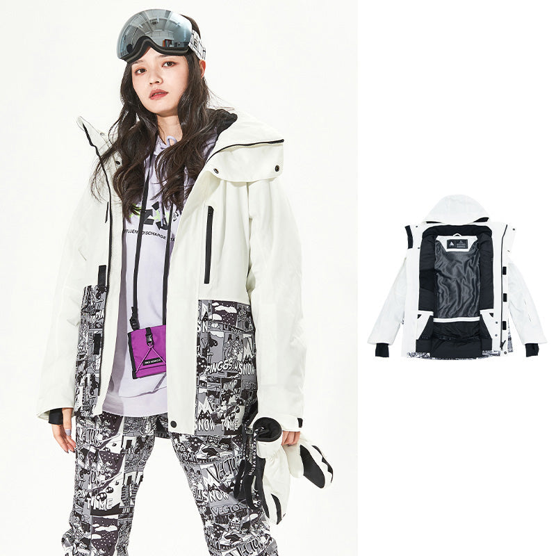 Damen-Winter-Schneejacke Vector Mountain Defender