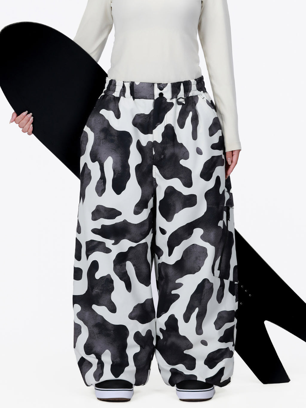 Urban Vibe Damen-Skihose, strapazierfähig, vielseitig, Freestyle, Baggy-Stil