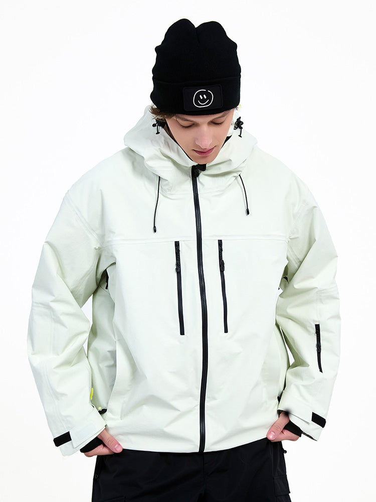 Robuste Mountain Pro Allwetter-Thermo-Schneejacke für Herren, 3-lagig