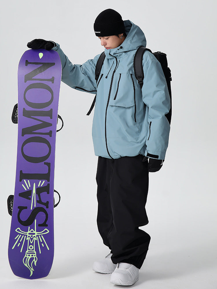 Searipe Unisex Strapazierfähiger Mountain Pro All-Terrain Baggy Schneeanzug für Damen