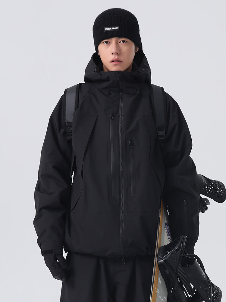 Searipe Unisex Strapazierfähige Mountain Rider All-Terrain Baggy Schneejacke für Herren