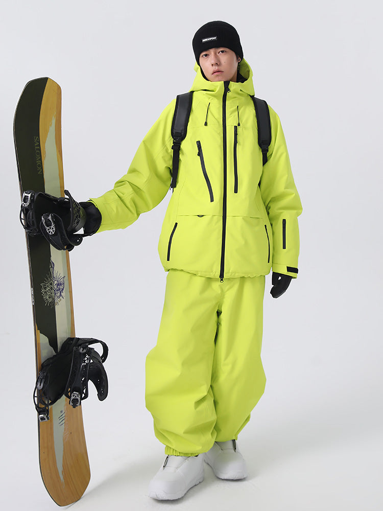 Searipe Unisex Urban Ridge Mountain Freeride Baggy Schneeanzug für Herren