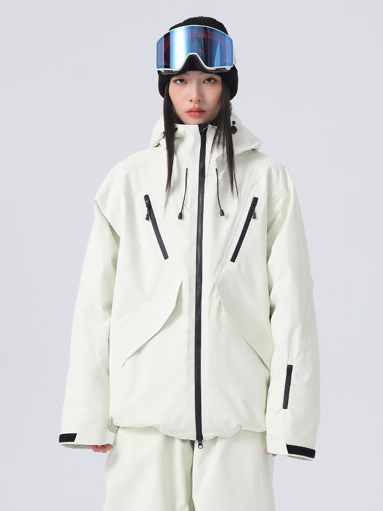 Searipe Unisex CoreBuild Allwetter-Schneejacke für Damen, locker geschnitten