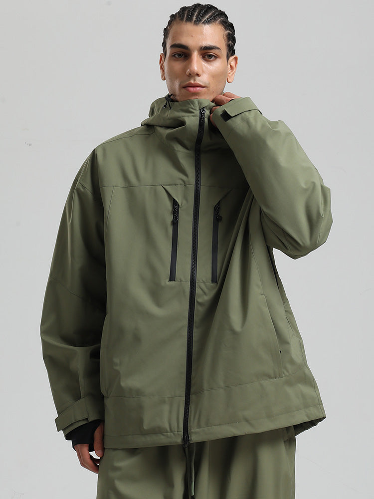 Gsou Snow Herren-Schneejacke, strapazierfähig, Mountain Pro, isoliert, winddicht