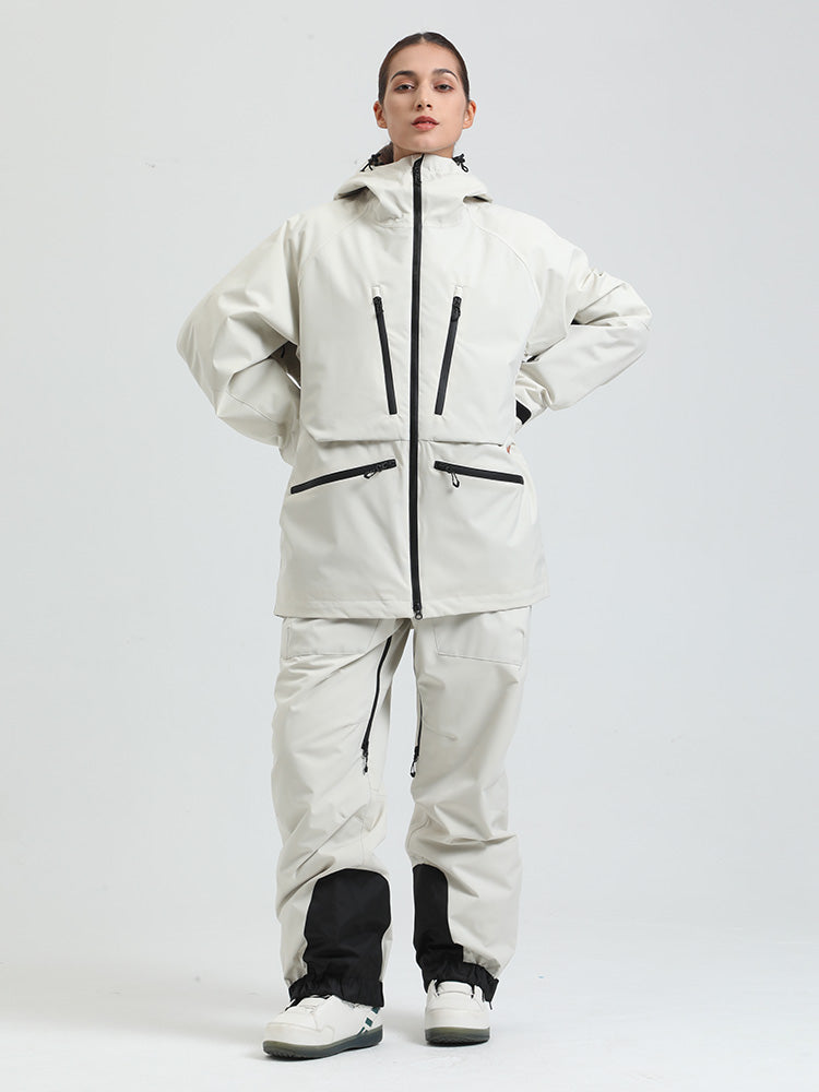Gsou Damen-Schneeanzug, robust, Bergprofi, Allzweck, Cargo-Schneeanzug