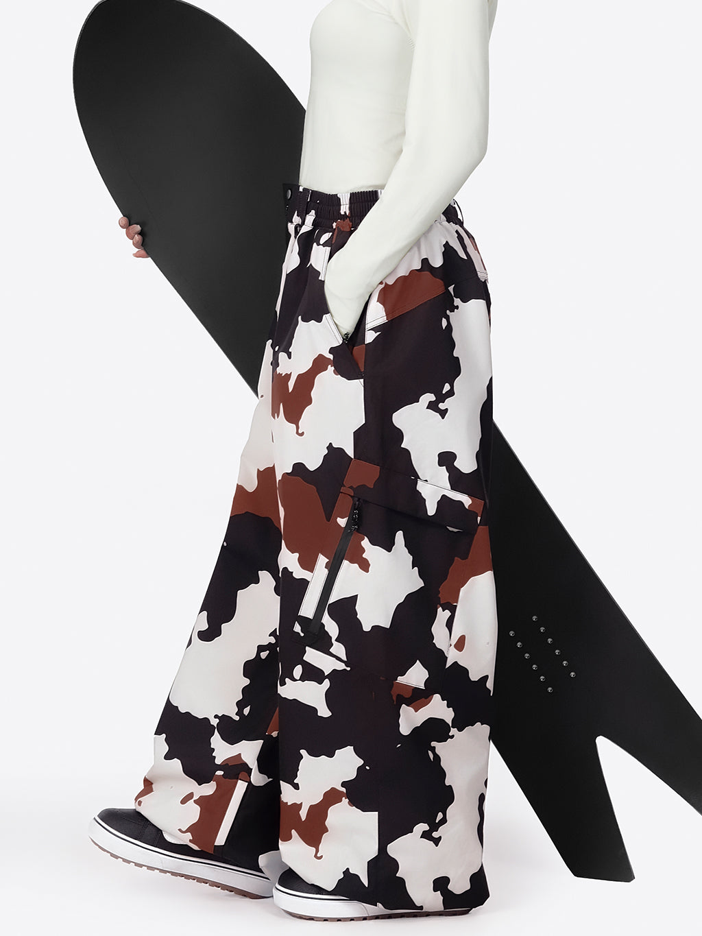 Urban Vibe Damen-Skihose, strapazierfähig, vielseitig, Freestyle, Baggy-Stil