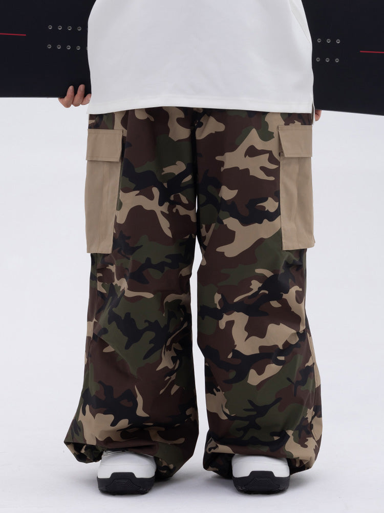 Mountain Chill Freestyle Prime Baggy Camo Snowboardhose für Herren