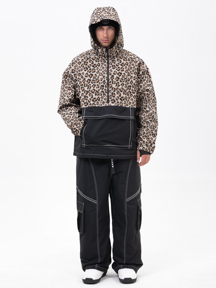 Mountain Vibe Pulloverjacke für Herren & Streetstorm Baggy-Schneehose Set