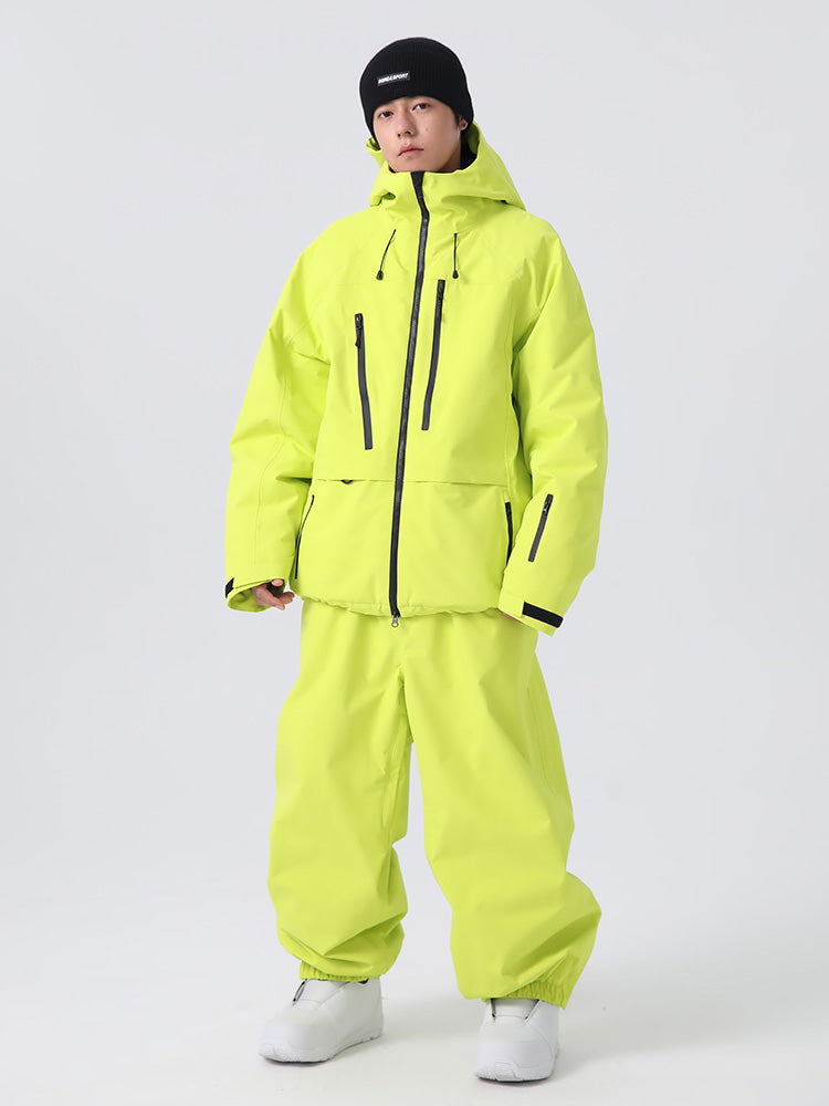 Searipe Unisex Urban Ridge Mountain Freeride Baggy Schneeanzug für Herren